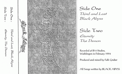 Black Abyss (GER) : ...For Eternity